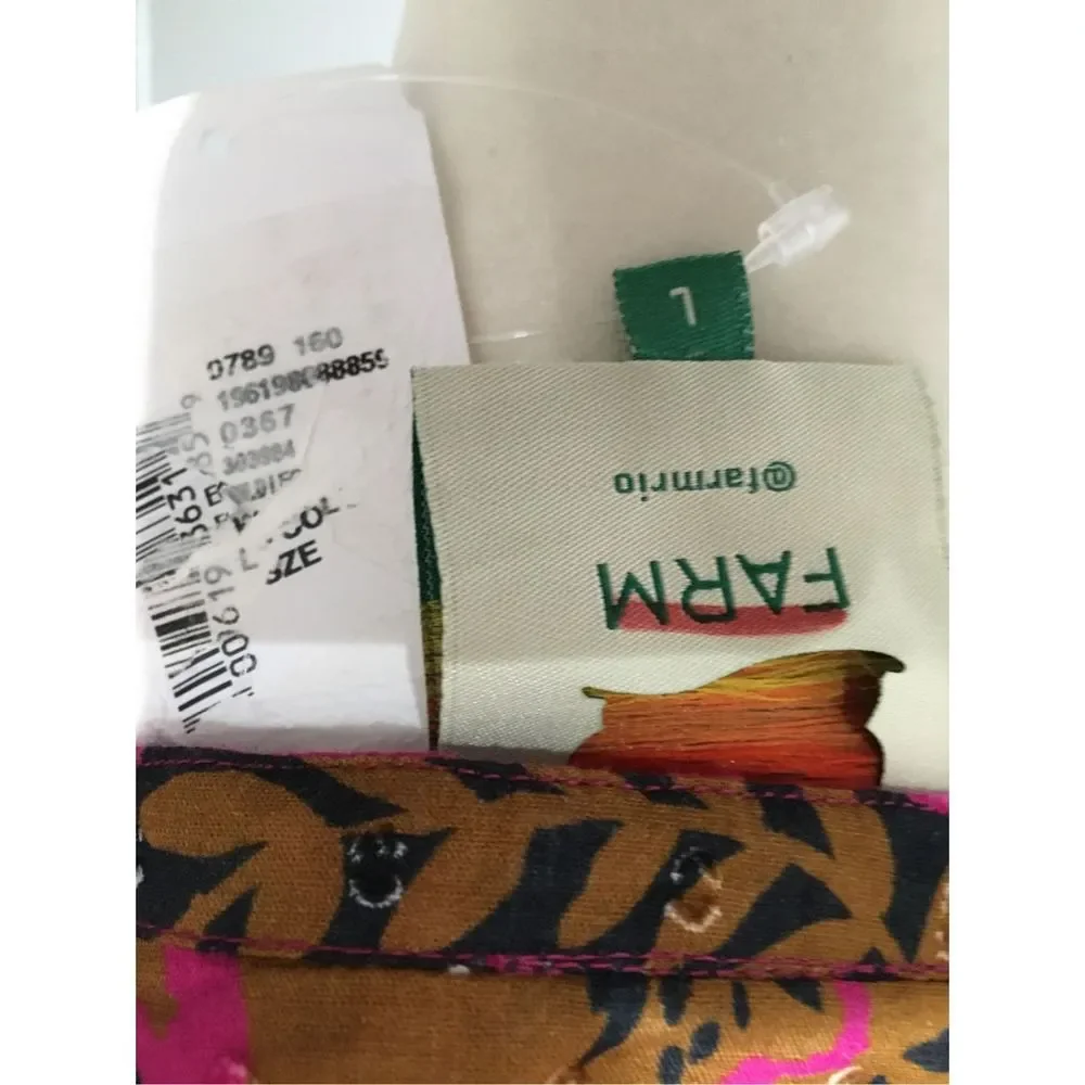 Farm Rio Pink Wild Leopards Minidress Size Large NWT - Picture 10 of 10